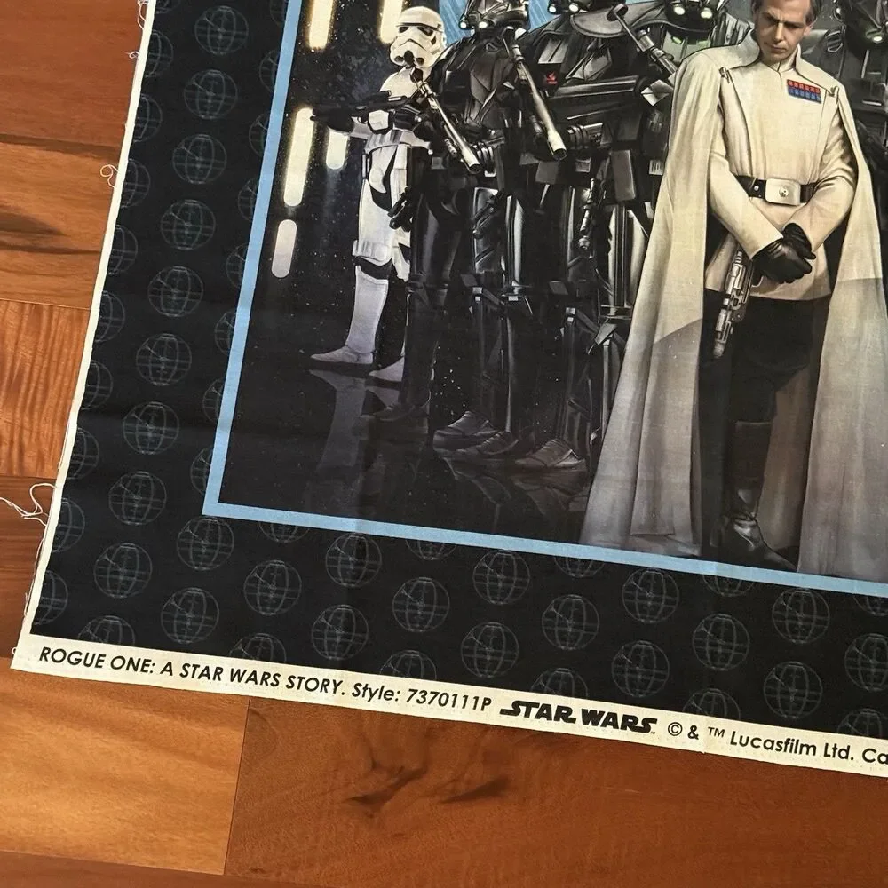 Star Wars Rogue One Quilt Panel Villains Krennic Cotton Fabric 7370111P Sewing